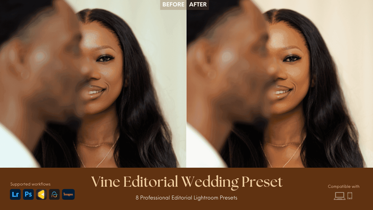 Vine Collection: 8 Warm Editorial Lightroom Presets