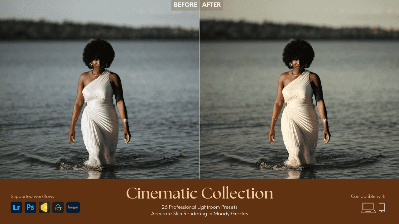 Cinematic Collection: 26 Lightroom Presets